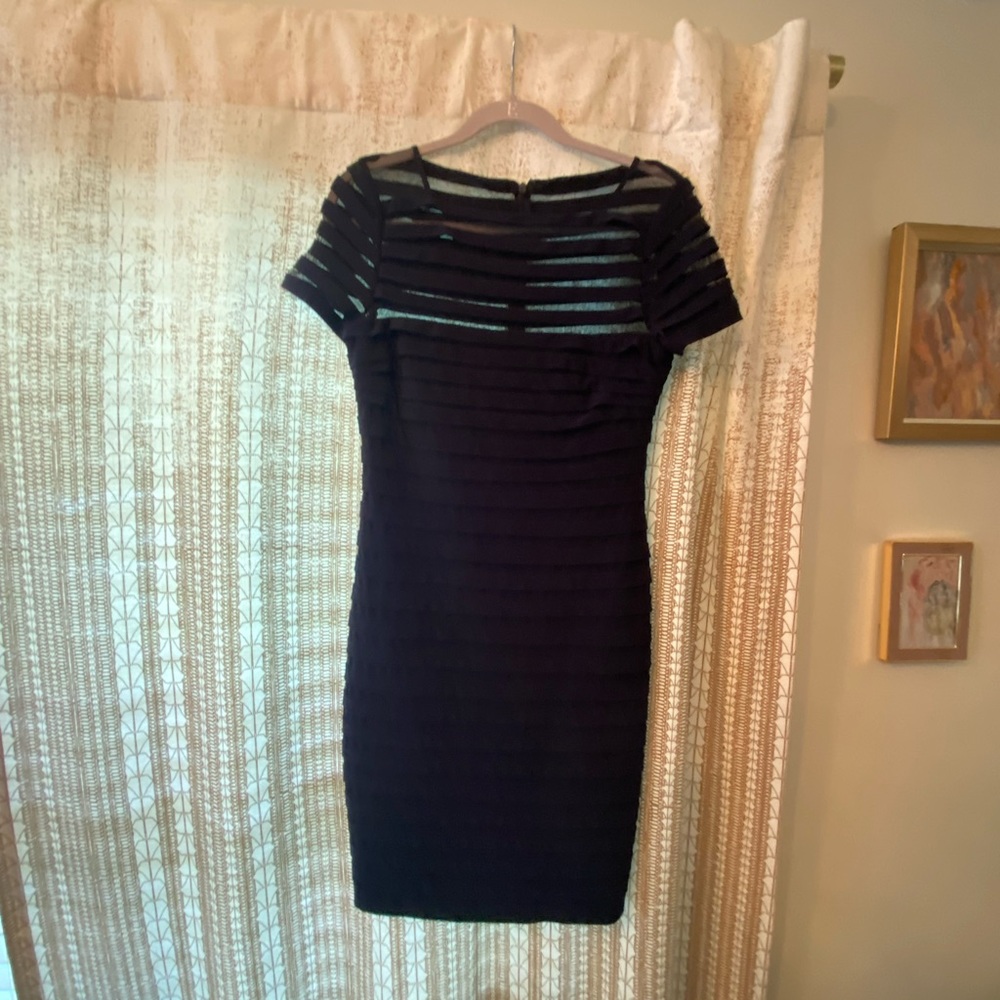 Adriana papell cocktail dress.